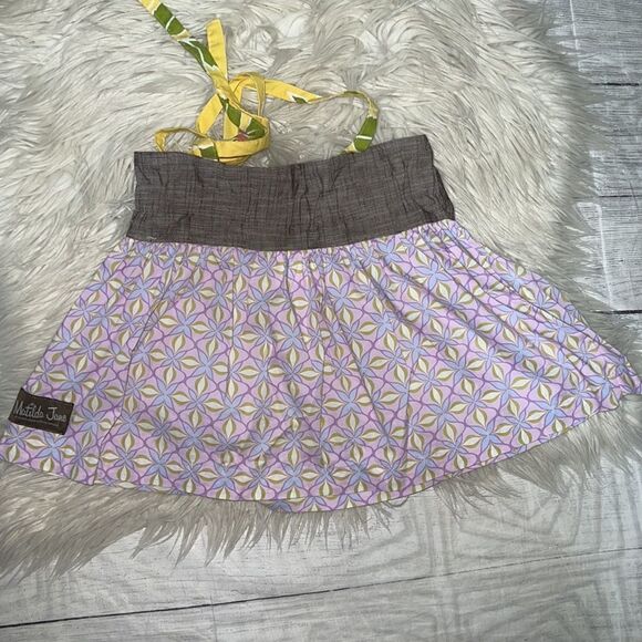 Matilda Jane Clothing MJ Hammond Bay Violet + Ellie Ellie Halter Top sz 6 - Picture 2 of 5